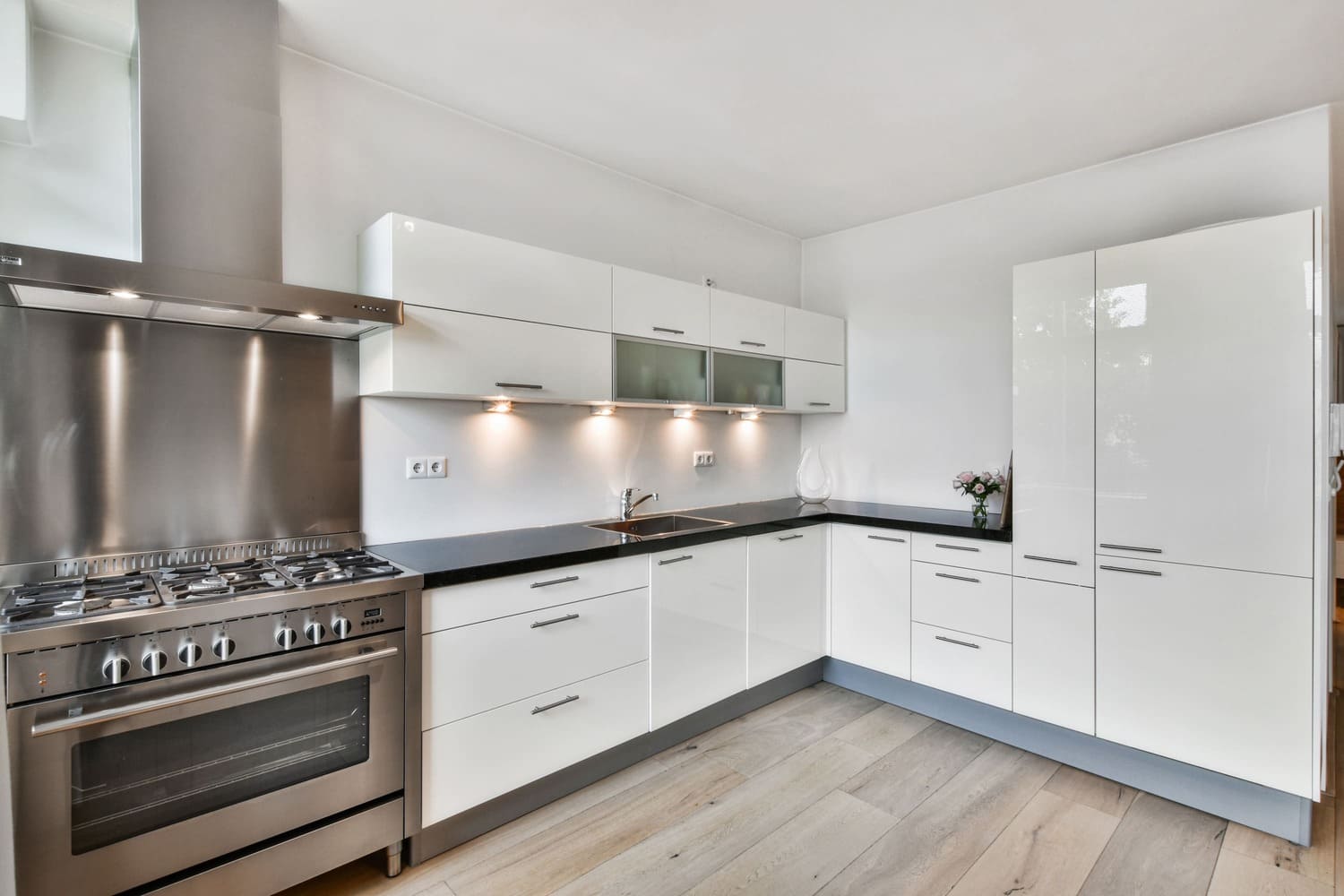 White Tiled Kitchen