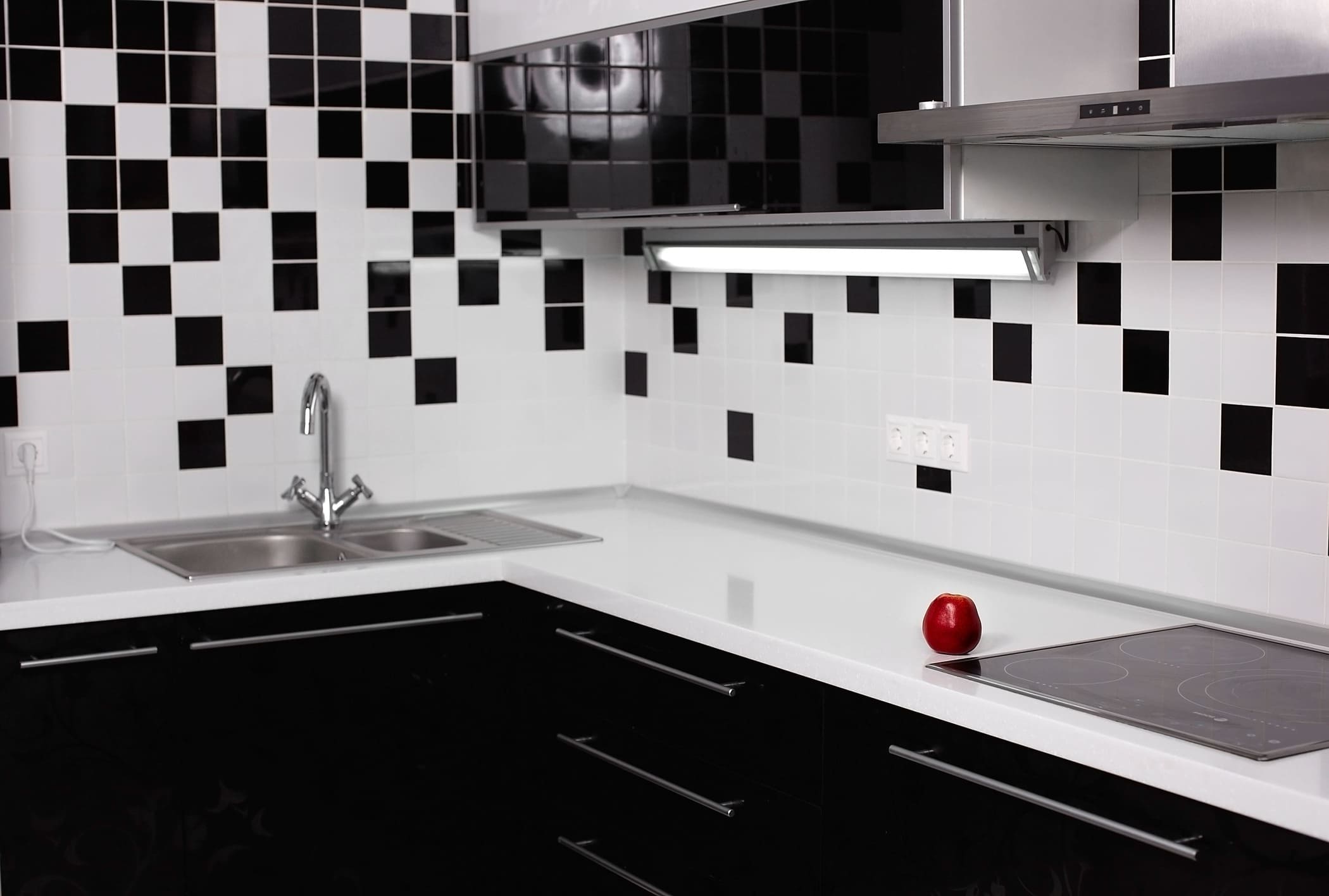 White Tiled Kitchen