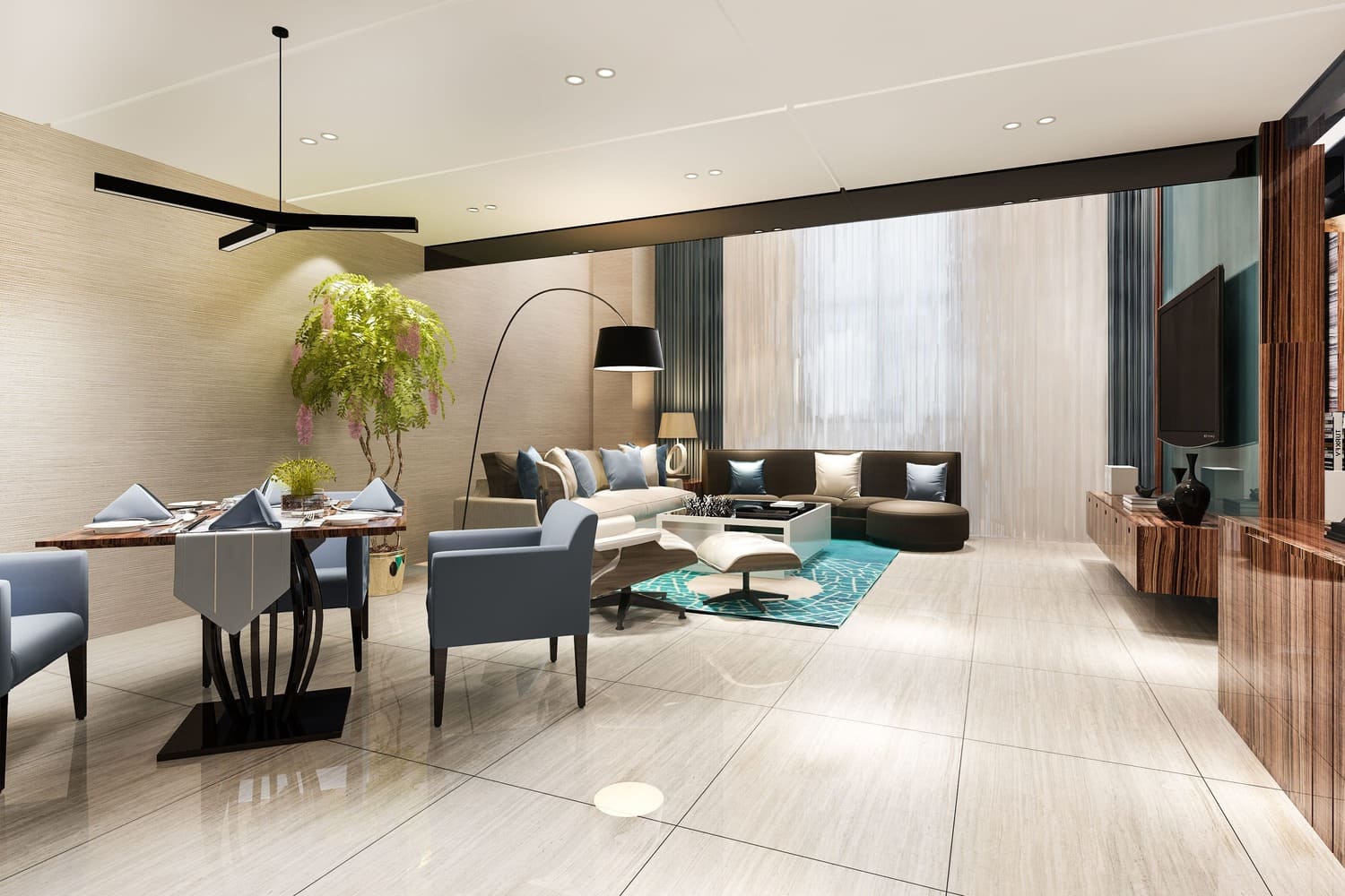 Luxury home interior